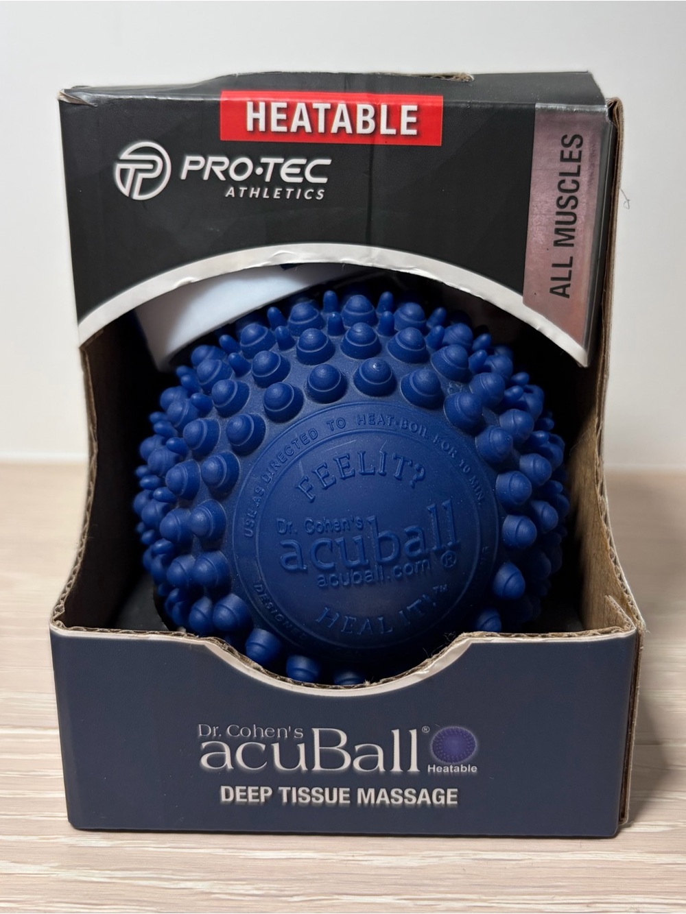 acuBall Deep Tissue Massage Ball - Blue